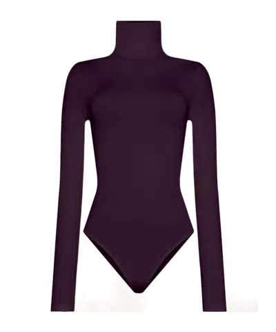 Wolford Colorado Bodysuit In Purple