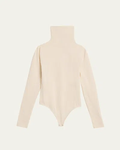 Wolford Colorado Turtleneck Bodysuit In Pink