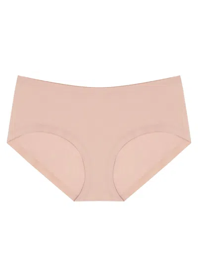 Wolford Contour Seamless Stretch-cotton Briefs In Nude