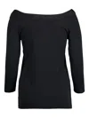 Wolford Cordoba Boat-neck Sweater In Black