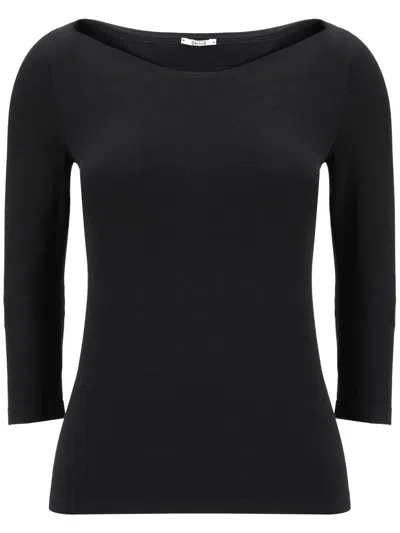 Wolford Long-sleeved T-shirt In Black