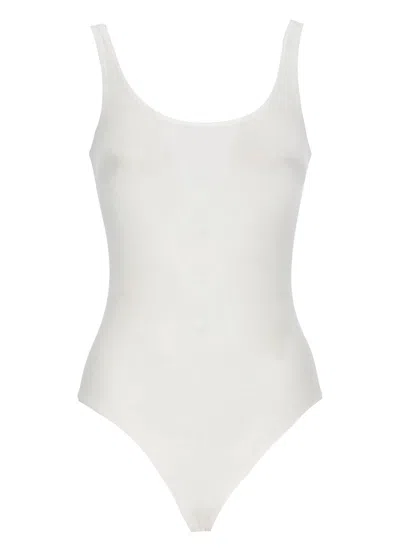 Wolford Jamaika Stretch-cotton Bodysuit In Neutral