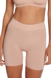 Wolford Cotton Contour Control Shaping Shorts In Pink