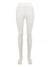 Wolford Ribbed Cotton-blend Tights In White