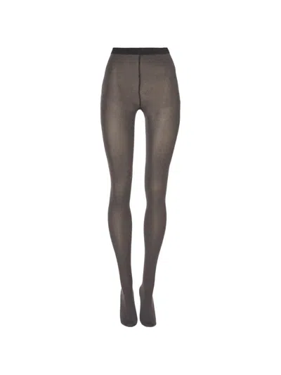 Wolford Cotton Velvet Tights In Black