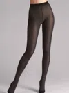 Wolford Cotton Velvet Tights In Ant-mele In Black