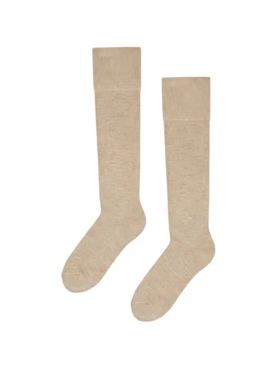 Wolford Cotton-blend Knee-high Socks In Neutral