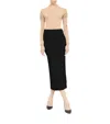 Wolford Crepe Jersey Midi Wrap Skirt In Black