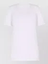 Wolford Crew Neck Short Sleeve Plain Top In White