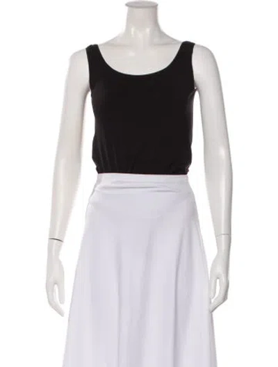Pre-owned Wolford Crew Neck Sleeveless Bodysuit In White