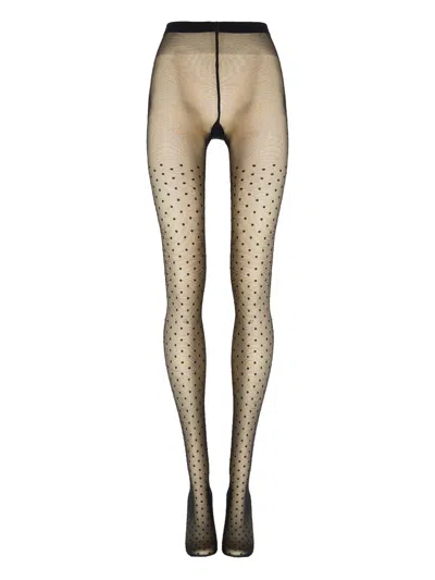 Wolford Crystal Dots Tights In Multi