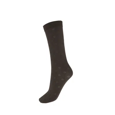 Wolford Daisy Cotton Socks In Brown
