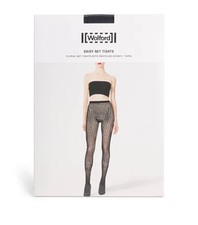 Wolford Daisy Net Tights In Black