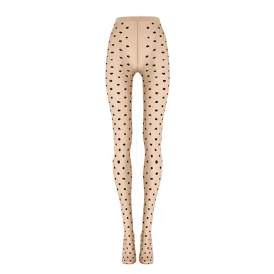Wolford Daisy Tights In Gold