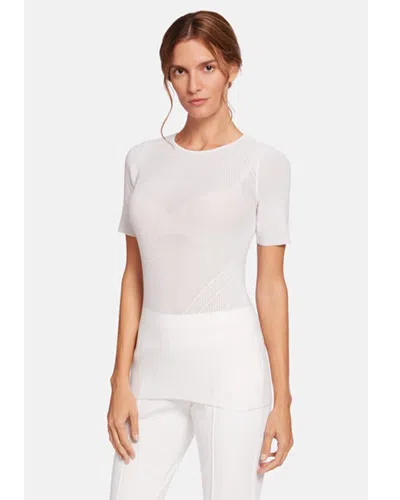 Wolford Diana Wool-blend Shirt In White