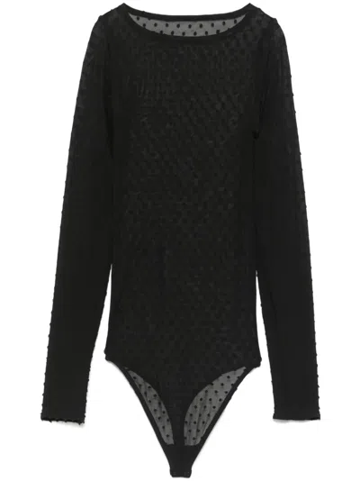Wolford Dots String Body In Black