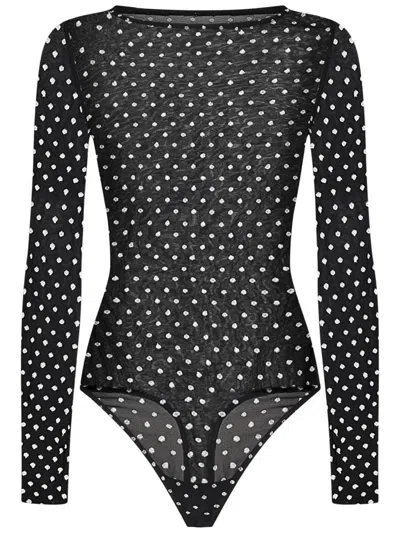 WOLFORD WOLFORD DOTS STRING BODYSUIT