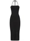 Wolford Halterneck Midi Dress In Black