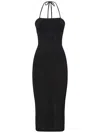 Wolford Halterneck Midi Dress In Black