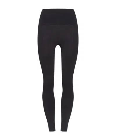 Wolford Elastic Waist Tights In Black