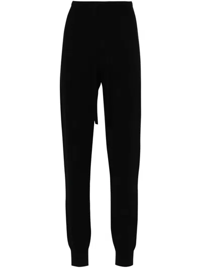Wolford Elasticated-waistband Knitted Trousers In Black