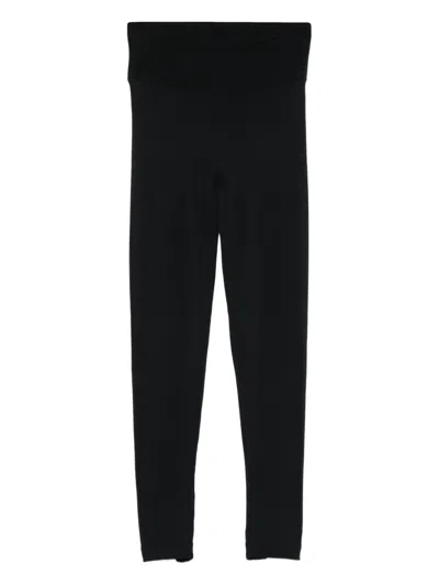 Wolford Elasticated-waistband Leggings In Black