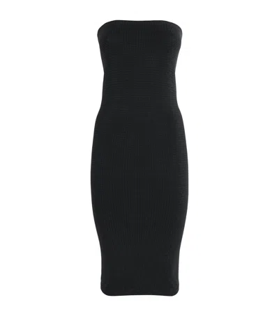 Wolford Embellished Liquid Fatal Strapless Dress In Black