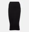 Wolford Enrica Pencil Midi Skirt In Black
