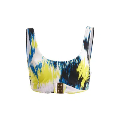 Wolford Essentials Bikini Top In Blue