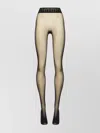 Wolford Fatal 15 Seamless Sheer Tights In Gold