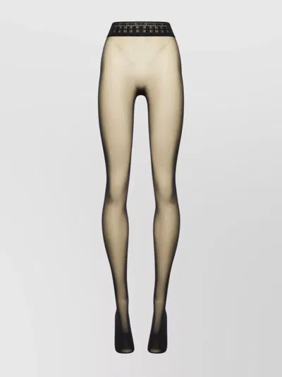 Wolford Fatal 15 Seamless Sheer Tights In Gold