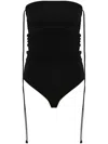 Wolford Fatal Adjustable Body-dress In Black