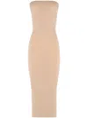 Wolford Shaping Fatal Midi Dress In Beige