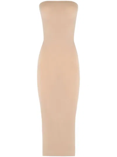 Wolford Aurora Fatal Tube Dress In Beige