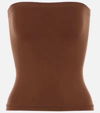 Wolford Fatal Jersey Tube Top In Saba