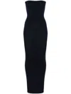 Wolford Fatal Strapless Stretch-jersey Maxi Dress In Blue