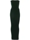 Wolford Fatal Strapless Stretch-jersey Maxi Dress In Green