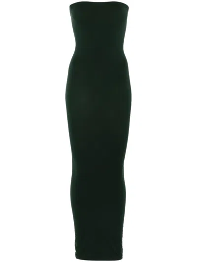 Wolford Fatal Cut Out Midi Dress In Black