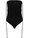 Wolford Fatal Adjustable Body-dress In Black