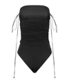 Wolford Fatal Adjustable Body-dress In Black