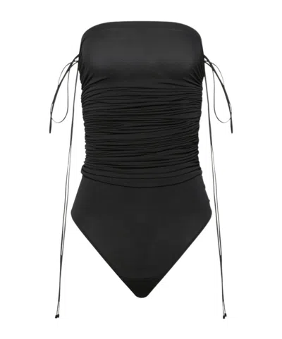 Wolford Fatal Adjustable Body-dress In Black