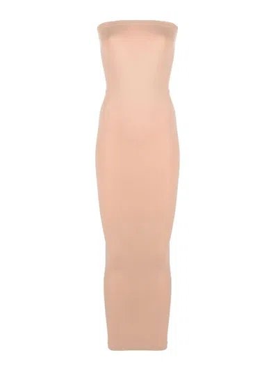 Wolford Aurora Fatal Tube Dress In Beige