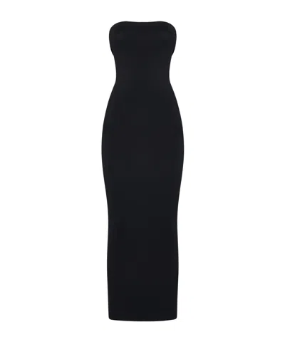 Wolford Fatal Cut Out Midi Dress In Black