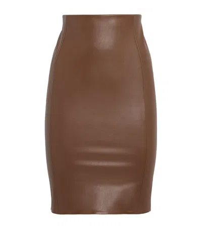 Wolford Faux Leather Jenna Mini Skirt In Multi