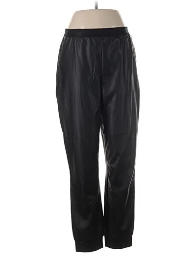 Pre-owned Wolford Faux Leather Pants In Black