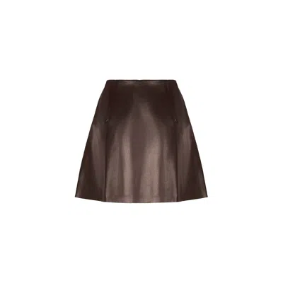 Wolford Faux Leather Skirt In Black