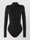 Wolford Fitted High Neck Long Sleeve Body In Black