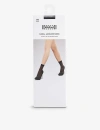 WOLFORD FLORAL-JACQUARD STRETCH-WOVEN SOCKS
