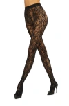 WOLFORD FLORAL NET TIGHTS