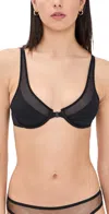 Wolford Front Close Plunge Bra Black In Black